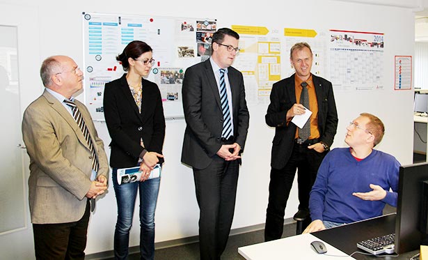 Bürgermeister von Stolberg zu Gast bei der Quality Automation GmbH